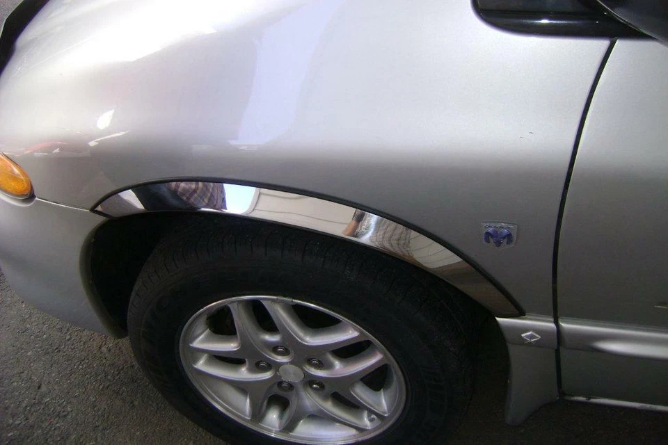 Espejo pulido guardabarros 6 piezas para Cadillac Escalade 2007-2014 distancia entre ejes corta Foto 2 de 2