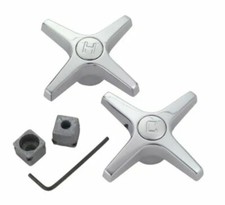 BrassCraft Lavatory Sink Tub Shower Handles Universal Fit Cross Canopy 3463 New