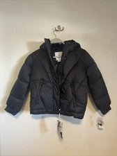 Steve Madden Black Puffer Jacket Youth Size 7/8