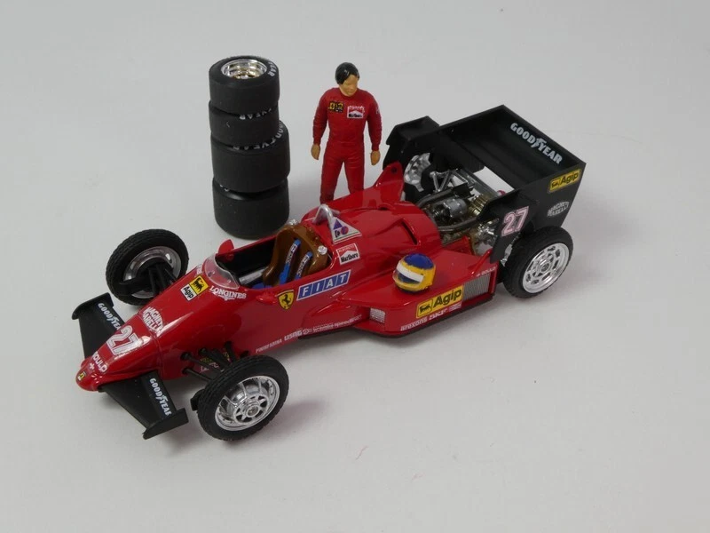 Brumm Old Cars Fiat Iveco 190 Ferrari F1 C4 race transporter set 1984 1/43 RTS08 - Immagine 4 di 4