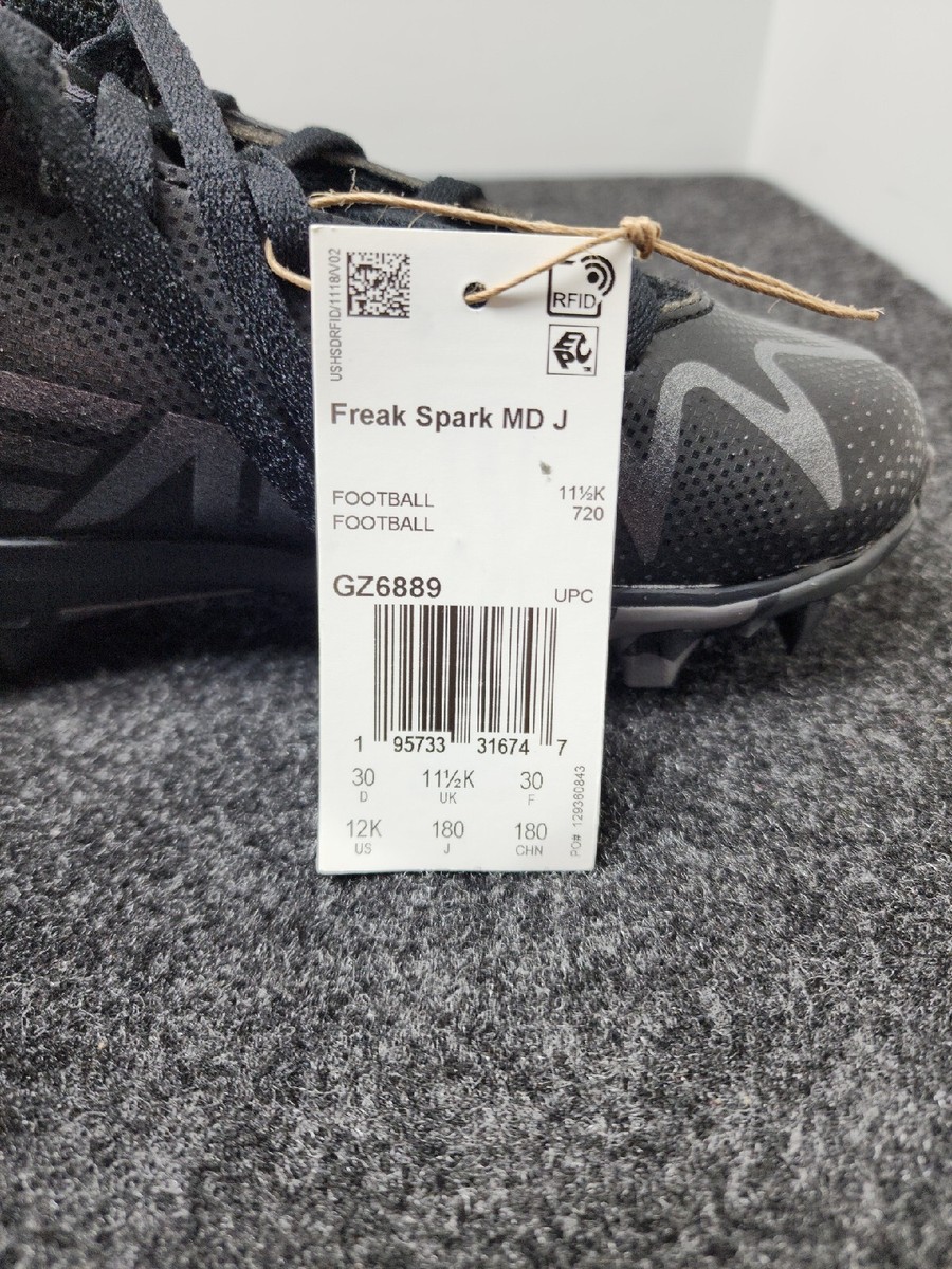 New Adidas Freak Spark MD J GZ6889 Football Cleats Size 12K