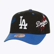 Mens Mitchell & Ness MLB OVERBITE PRO SNAPBACK DODGERS
