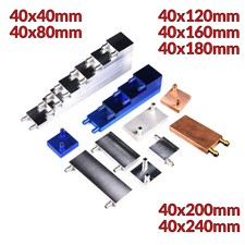 Alu Wasserkühlung Radiator 40x40mm-40x240mm ...