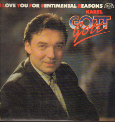 Karel Gott I Love You For Sentimental Reasons NEAR MINT Supraphon Vinyl LP