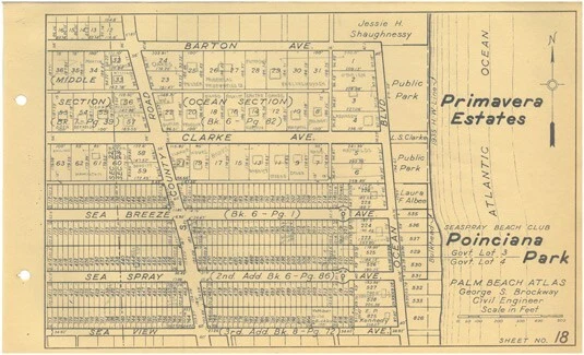 Palm Beach Atlas Sheets 18 and 18A - Barton Ave to Sea View Ave Foto 2 de 4