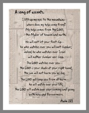 Psalm 121 Canvas. Bible Art "Psalm 91" Scripture wall art, wisdom, inspirational