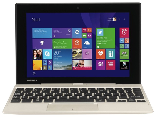 Toshiba Click Mini 2-in-1 8.9 Inch 32GB Detachable Laptop Windows 8 - Silver