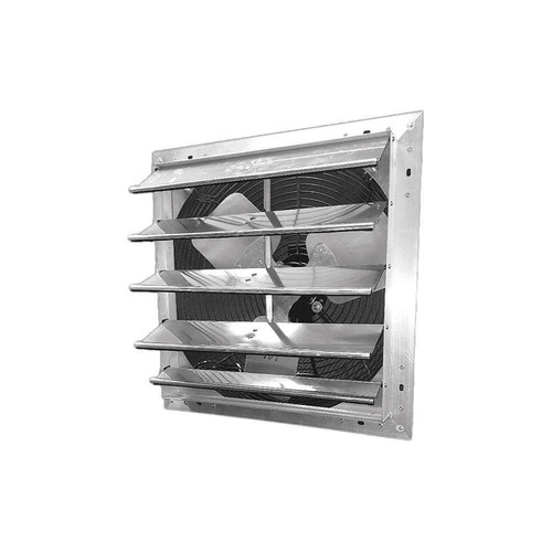 DAYTON 484X40 Shutter Mount Exhaust Fan,Blade 18" Dia. 484X40
