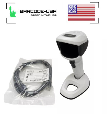  Zebra DS9908 2D/1D/QR Code Barcode Scanner w/ USB cable (White) for Square!  
