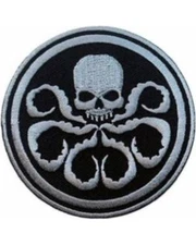 HAIL HYDRA EMBROIDERED 3.0 INCH IRON ON SEW ON PATCH 