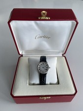 Cartier Ronde Solo Women’s 29mm Stainless Steel Black Crocodile Leather Watch 6