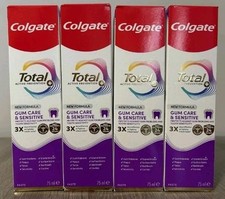 4 X COLGATE TOTAL ADVANCED GUM CARE + SENSITIVE TOOTHPASTE 75ML