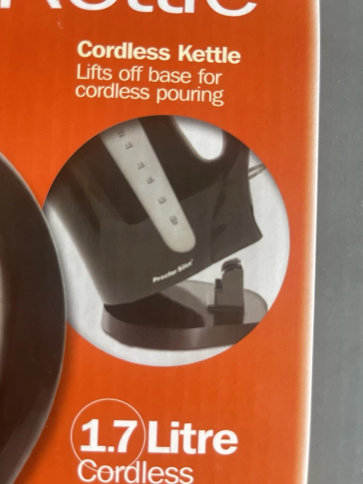 Hervidor eléctrico inalámbrico duradero K4097 Proctor Silex 1,7 L - Negro - 1500 W Nuevo Foto 2 de 4