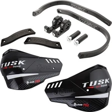 Tusk 1871450017 D-Flex Pro Adventure Handguard Black Bar/Black Plastic 1 1/8"Bar