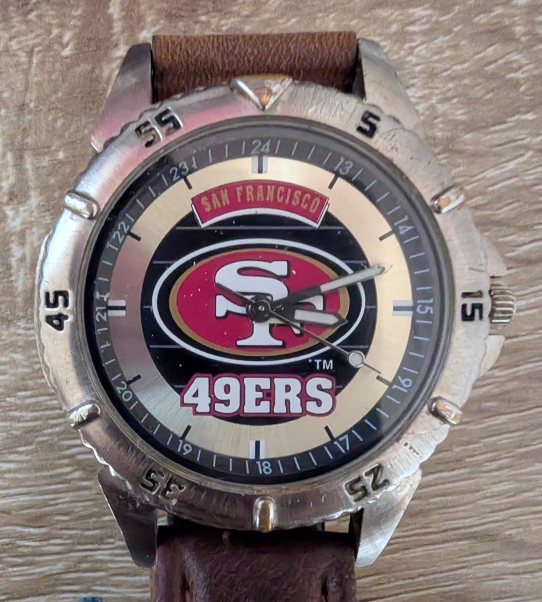 Vintage NFL San Francisco 49ers Fossil Watch LI-1629 Super Bowl