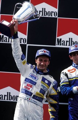 Vincenzo Sospiri Super Nova Reynard 94D celebrates his second on t- Old Photo