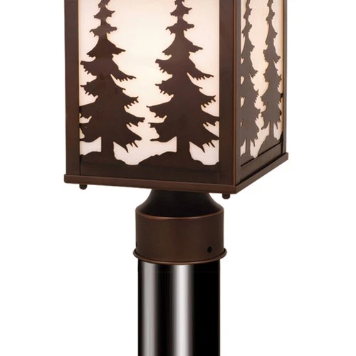 Vaxcel Lighting OP33485 Bronze Yosemite 1-Light Outdoor Post Light - Picture 3 of 3