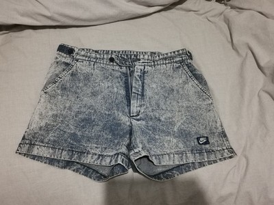 denim short nike agassi acid wash checkerboard mcenroe L 1988