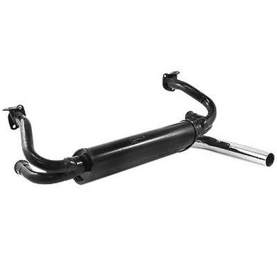 Empi 3487 Single Tip GT Exhaust System, Vw Type 1 Bug, Ghia 1966-73