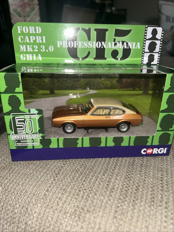 Corgi CP15401 Ford Capri Mk2 3.0 Ghia.. Arizona Gold.. For Professionalmania