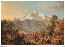 Art - Painting - P L De La Rive - Mont Blanc - CPM - See Scans Double-Sided