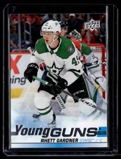 2019-20 Upper Deck Young Guns Rhett Gardner Dallas Stars #465