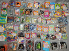 65 vintage fast food toys BULK LOT mcdonald's happy meal burger king nickelodeon
