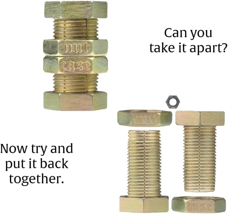 BePuzzled | Nutcase Hanayama Metal Brainteaser Puzzle Mensa Rated Level 6,... - Image 4 of 4