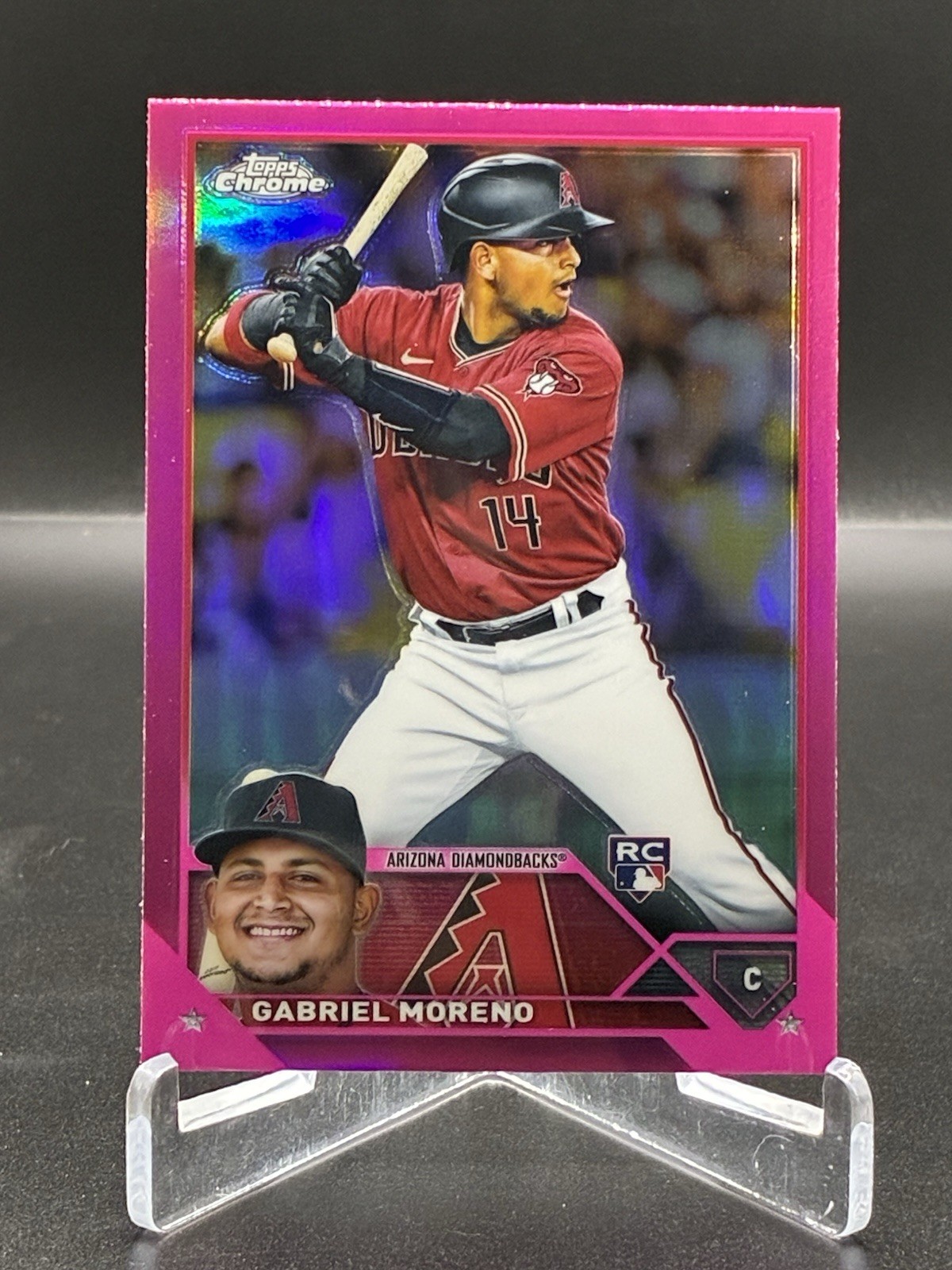 2023 Topps Chrome Update Gabriel Moreno Magenta Refractor /RC #USC36 Dbacks MLB