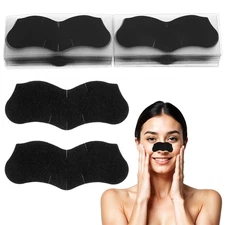 120PCS Blackhead Remover Pore Strip, Bamboo Charcoal Face Black Head Remover, No