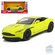 1:32 Aston Martin DB11 AMR Cupé Modelo Coche Diecast Juguete Vehículo Regalo Niños Amarillo