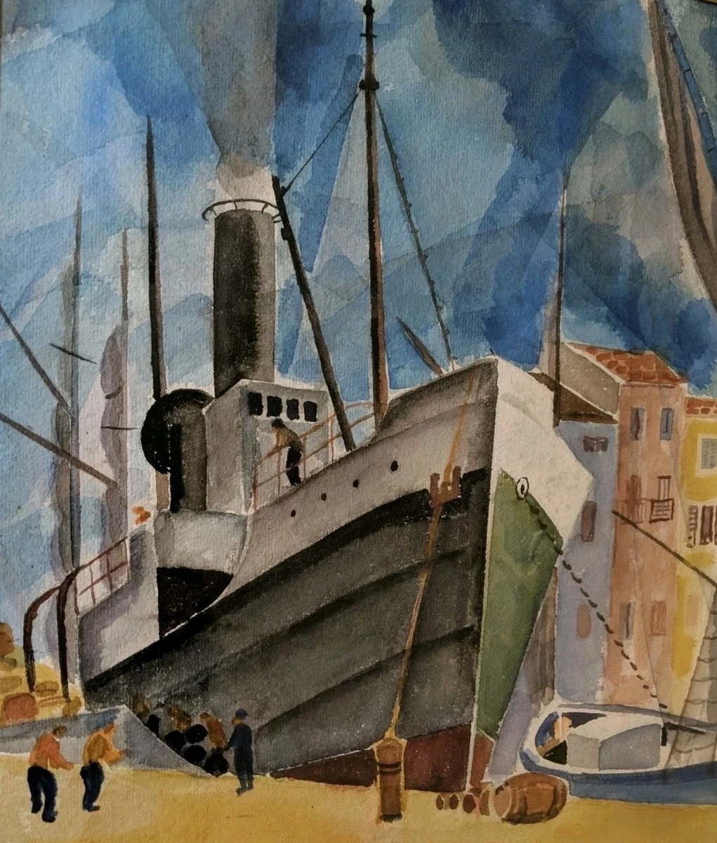 Watercolor Painting Original Nautical Art Paintings for sale | eBay