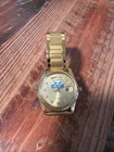 Very Rare Honda Gold Tone Hong Kong Japan Make Seiko Internals Vintage Watch