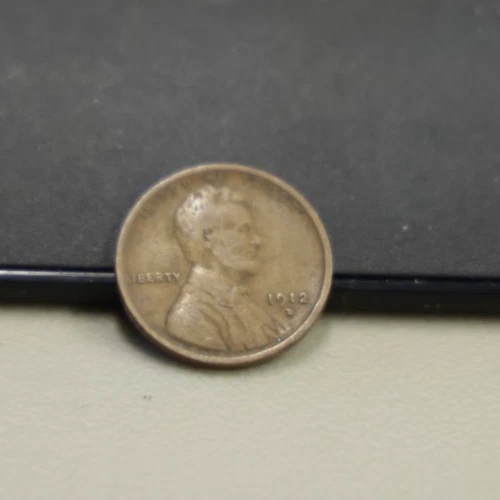 1912 D US Lincoln Cent 1c Semi Key VG