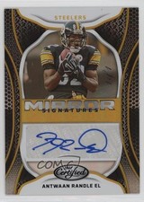2022 Certified Mirror Signatures Black 1/1 Antwaan Randle El #MS-ARE Auto