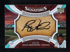 2006 Sweet Spot Update Bat Barrel Black Ink /35 Reggie Abercrombie #159 Auto r9d