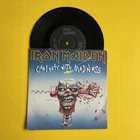 Iron Maiden Can I Play With Madness 7" Vinyl Black Paper Labels EMI Records EM49