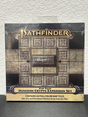 Paizo Pathfinder 2E: Flip-Tiles: Dungeon Crypts PZO 4093 , NEW SEALED