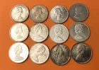 Twelve Canadian Silver Dollars plus 3 free bonuses 7 ounces of SILVER