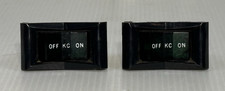 (2x) Vintage KC HiLite GREEN Rocker Switches ...