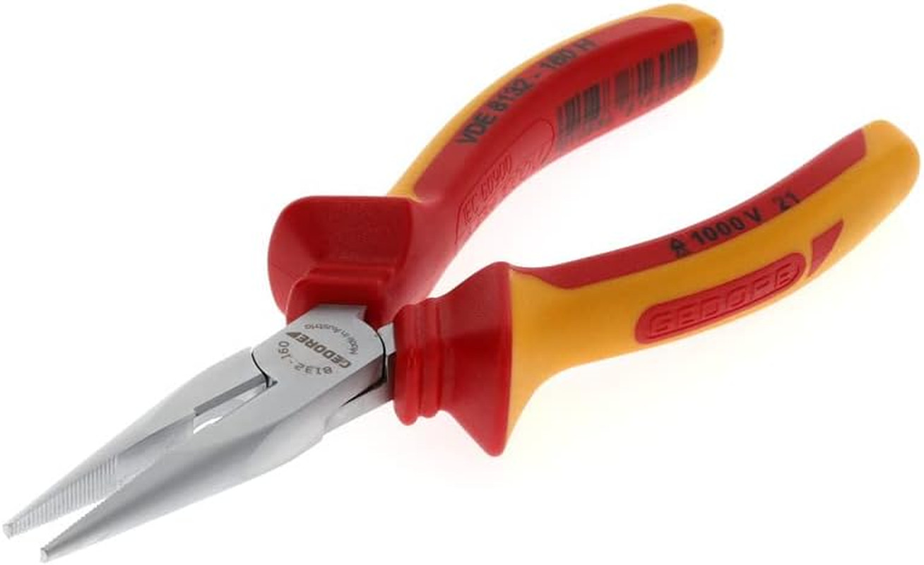 Pinza VDE Becchi Mezzotondi 200mm - Utensile Professionale Isolato 1000V