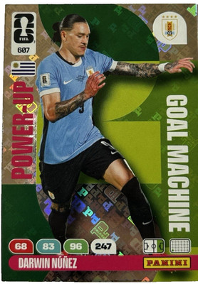 Panini FIFA World Cup 2026 Power-Up 607 Darwin Nunez Goal Machine