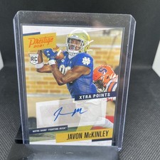 JAVON McKINLEY AUTOGRAPH ROOKIE 2021 PRESTIGE DRAFT PICKS NOTRE DAME  PS-JMK