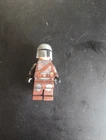 LEGO Star Wars Din Djarin Mando Minifigure w Silver Beskar Helmet & Jetpack