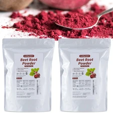 Red Beet Root Powder Beta Vulgaris Non-GMO Nitric Oxide Extract Super Food Juice