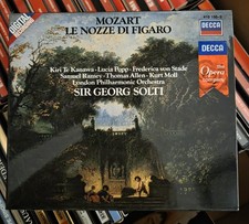 Mozart Le Nozze Di Figaro Decca Cofanetto 410 150 - 2 Sir Georg Solti