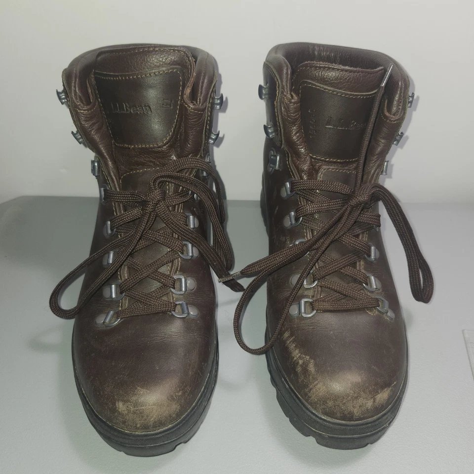 LL Bean Cresta Gore-Tex Botas de Senderismo de Cuero Marrón Suelas Vibram para Mujer Talla 11M Foto 2 de 4