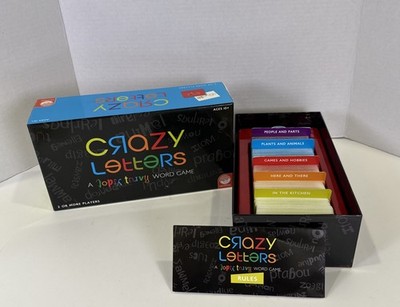 Crazy Letters Word Game Mindware 2016 Complete