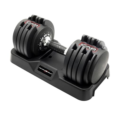 #ad CAP BARBELL ADJUSTABELL ADJUSTABLE ROUND DUMBBELL WEIGHTS BLACK $150.76