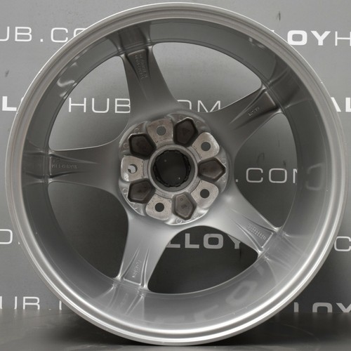 LLANTAS DE ALEACIÓN PLATEADAS GENUINAS PORSCHE 911 997 GEN 1 C/CS CARRERA III 18" PULGADAS X4 - Imagen 3 de 11